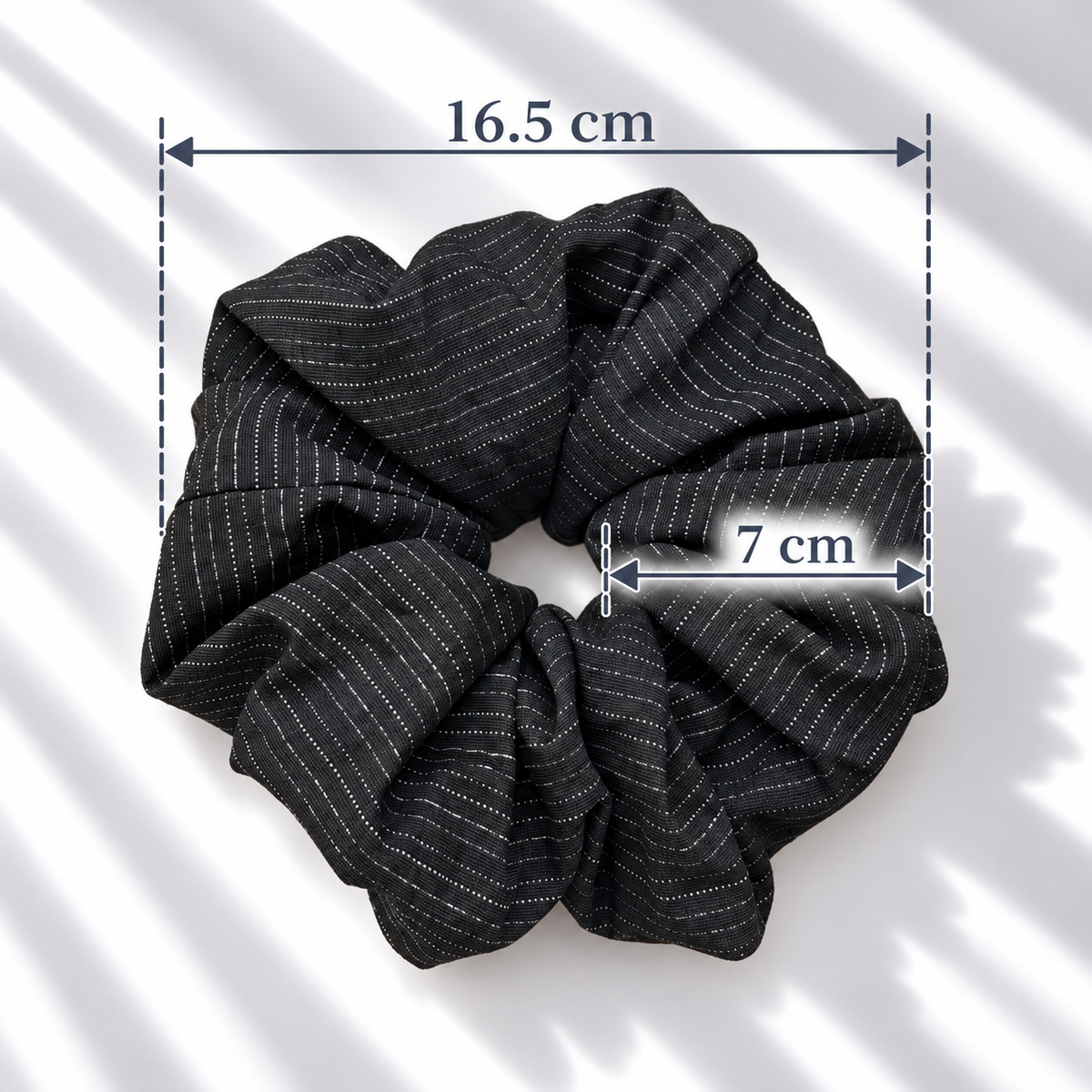 夜墨織紋髮圈 Midnight Weave Scrunchie