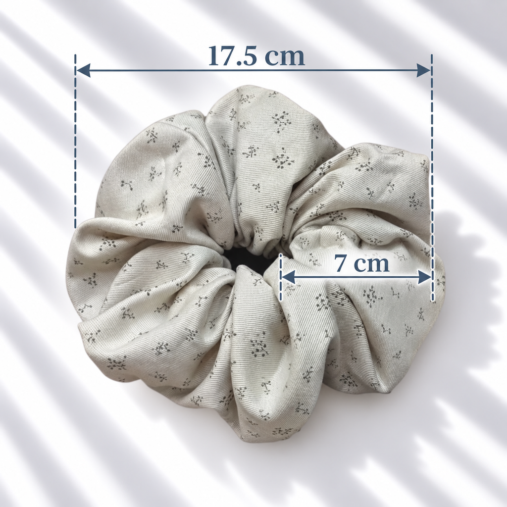 一隅花影髮圈 Floral Shadows Scrunchie