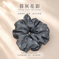 暮灰花影髮圈 Dusk Grey Blossom Scrunchie